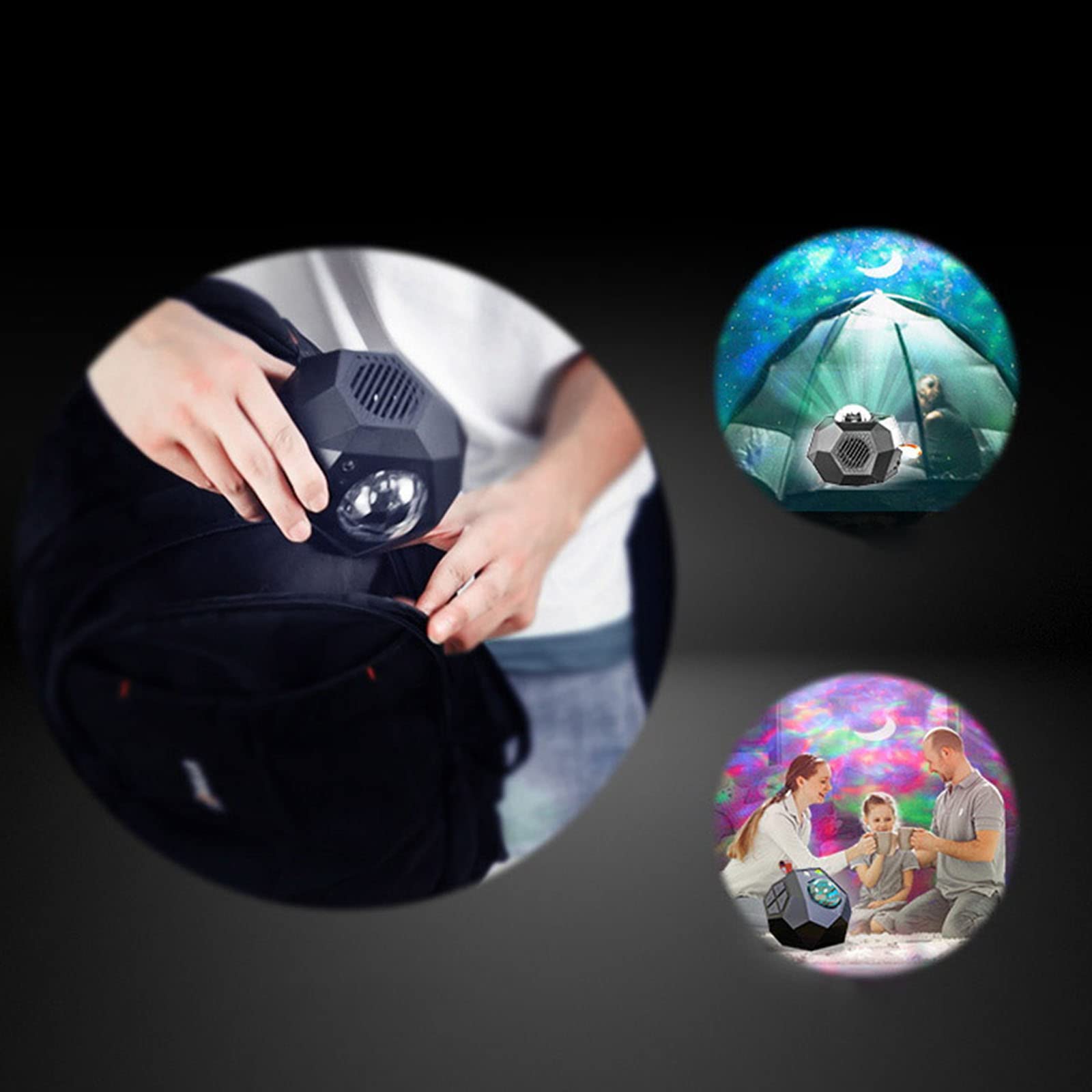 Luz nocturna para niños, proyector de luz de estrella de juguete, luces nocturnas oceánicas, lámpara proyector