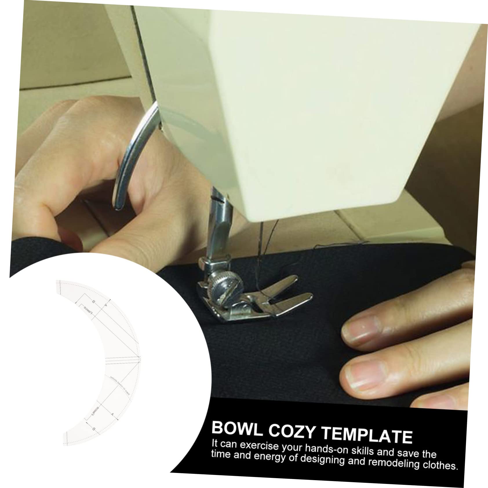 STOBOK Set Di 4 Righelli Per Quilting Strumento Di Taglio in Acrilico Righello Da Cucito Leggero E Portatile Per Quilter