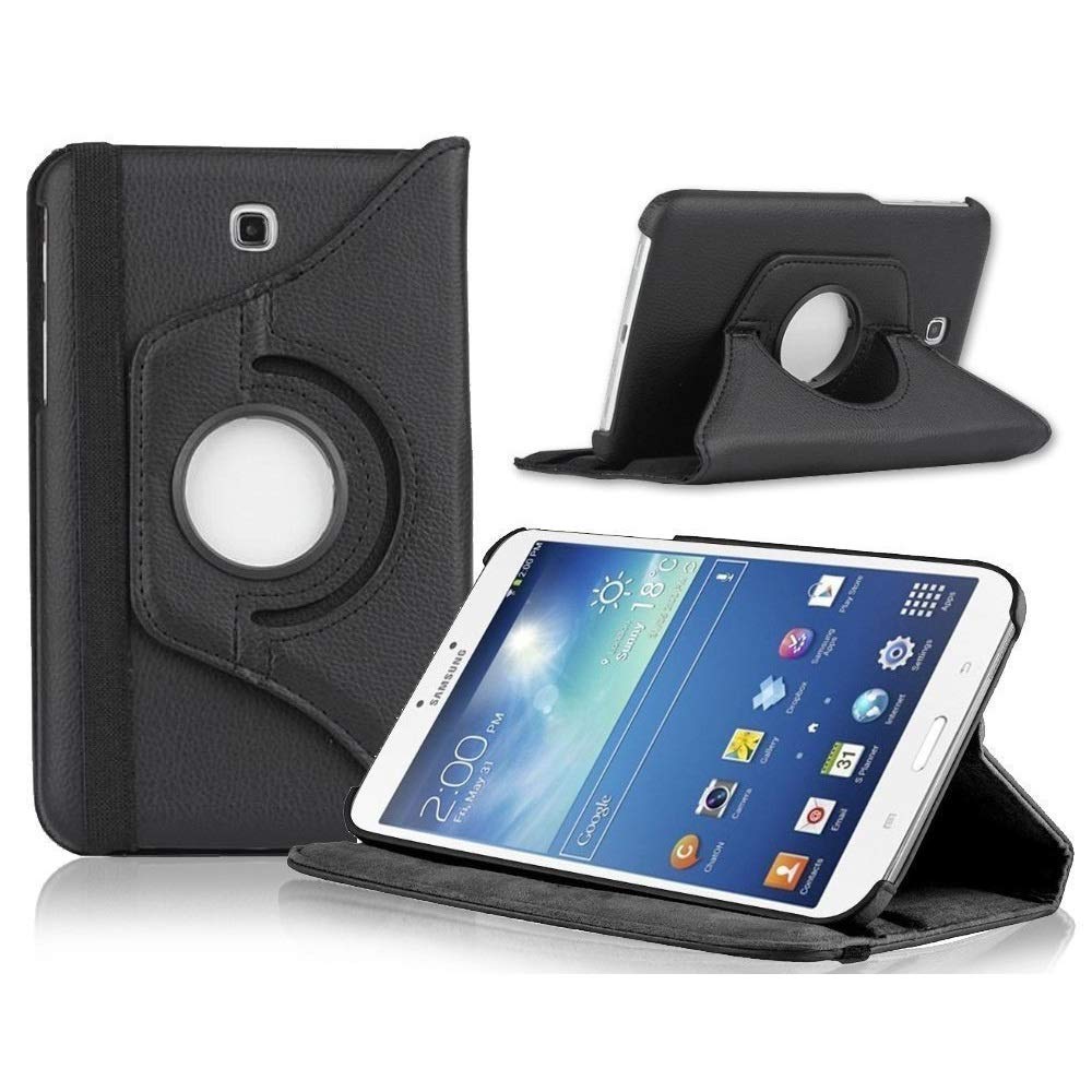 M Cart 360 Degree Rotating Leather Smart Rotary Swivel Stand Case Cover for Samsung Galaxy Tab 3 GT-P3200 GT-P3210 SM-T211/T210 (7.0 inch) - Black (B08K8NR4XS) Amazon Price History, Amazon Price Tracker