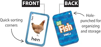 Go Fish Vowels Flash Cards (EP62049)