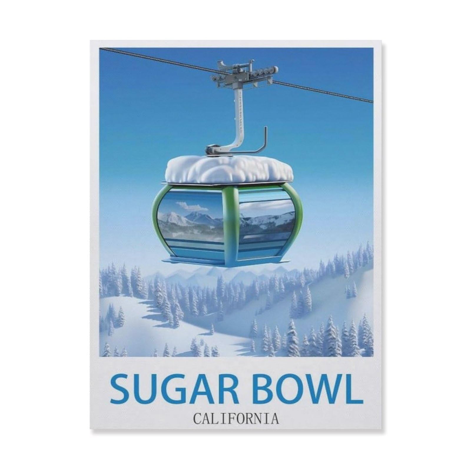 Sugar Bowl California，Funny Tin Sign Retro Metal Sign for Home Farm Toilet Restroom Washroom Wall Decor Gift(15x30cm）6x12 inch-EF9