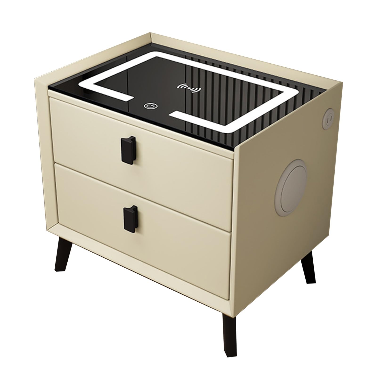 Table de chevet multifonction idéale pour la chambre et le dortoir estudiantin