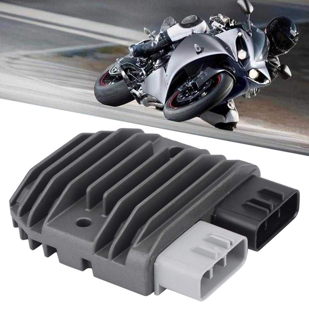 Aramox Raddrizzatore Regolatore di Tensione per Moto, in Lega di Alluminio, Compatibile con YZF R1, FZ1000, FZ1, FJR1300, VMX17, V-XV1700A