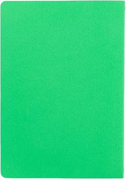 Meteksan Notes 17x24 cm Threaded Notebook with Cardboard Cover, 32 Leaves, Plain, Leaf Green