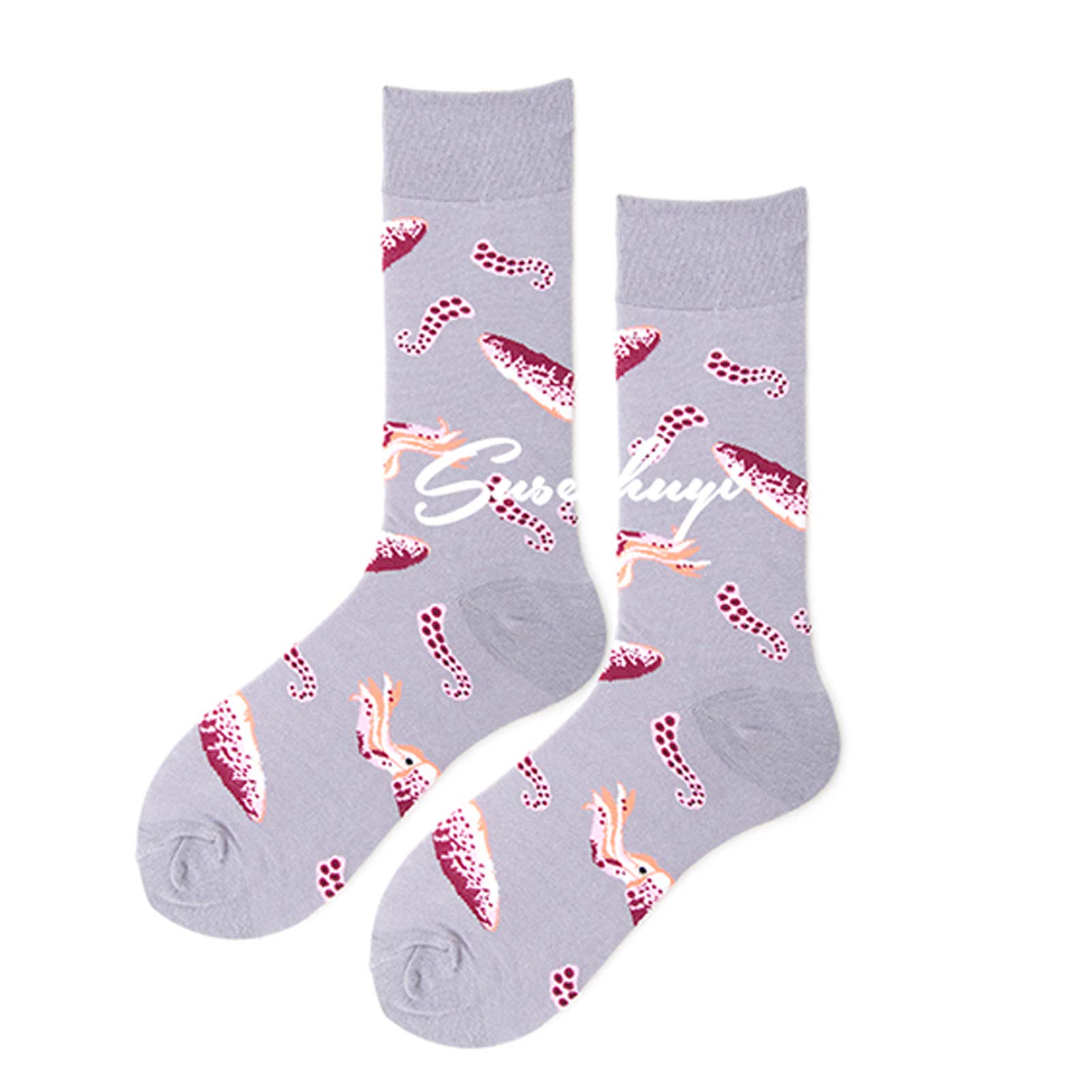 Zehensocken für Damen, 5/10 Paar Bunte Herren-Damensocken, neuartige Tiersocken im Multipack, Weihnachtskuscheliges Thermogeschenk Happy Socks, Größe 2-8, P-10 Paar