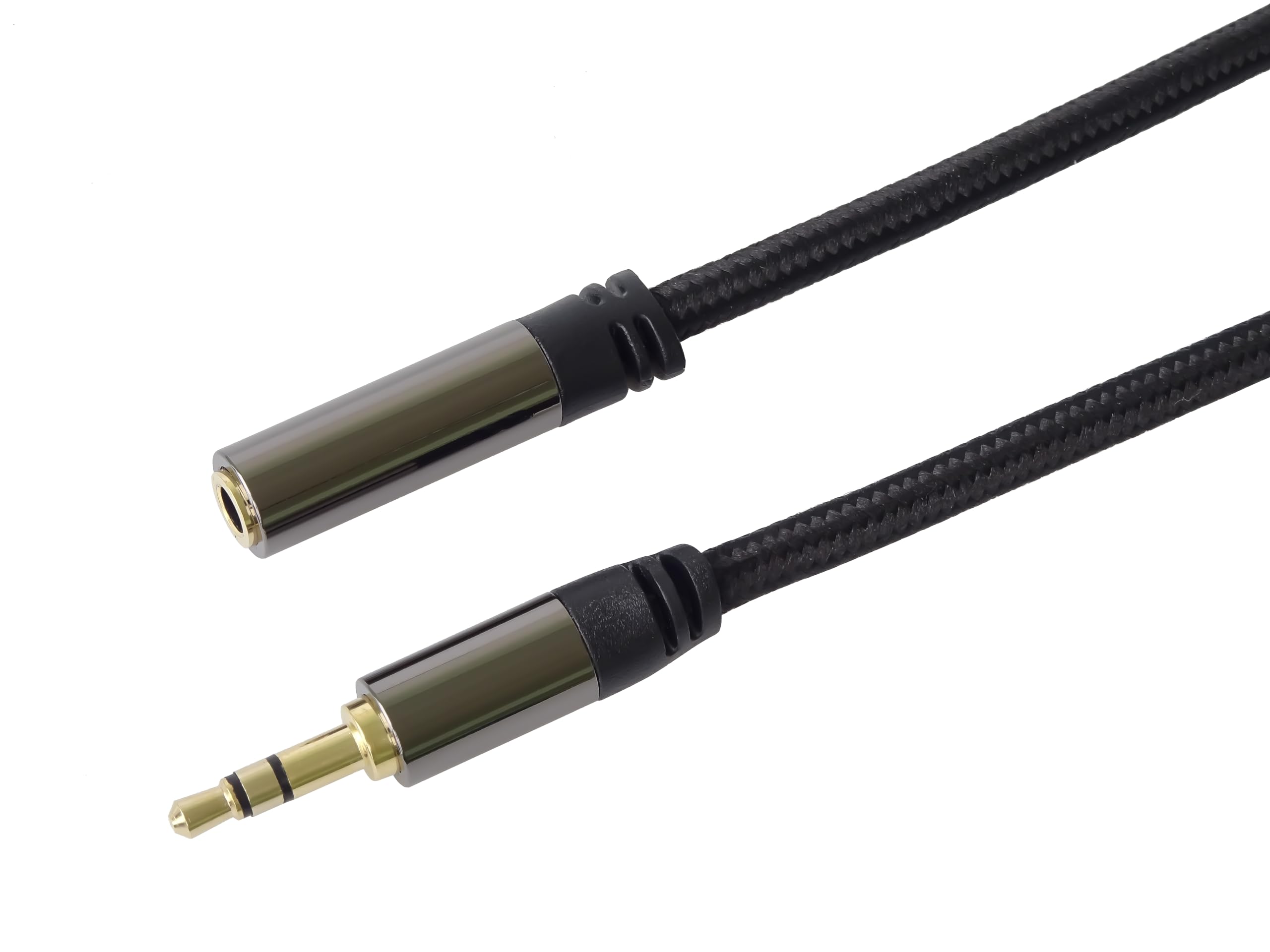 PremiumCord Extension HQ Jack Cable 3.5 mm, Jack Plug 3.5 mm, Stereo Jack Male to Female, Aux Headset Audio Extension Cable