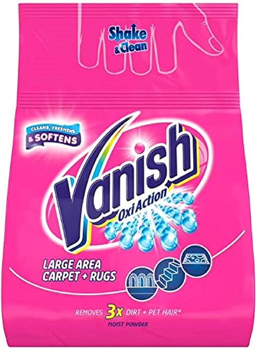 Vanish Carpet Cleaner + Upholstery, Power Powder, Large Area Cleaning