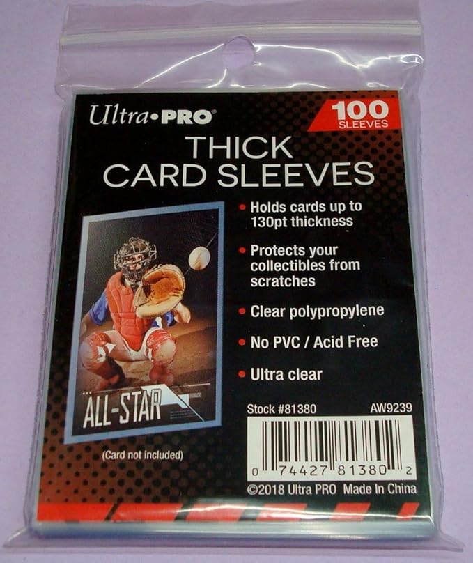 Sports Trading Cards Card Toploaders & Holders Ultra Pro Thick 100pt