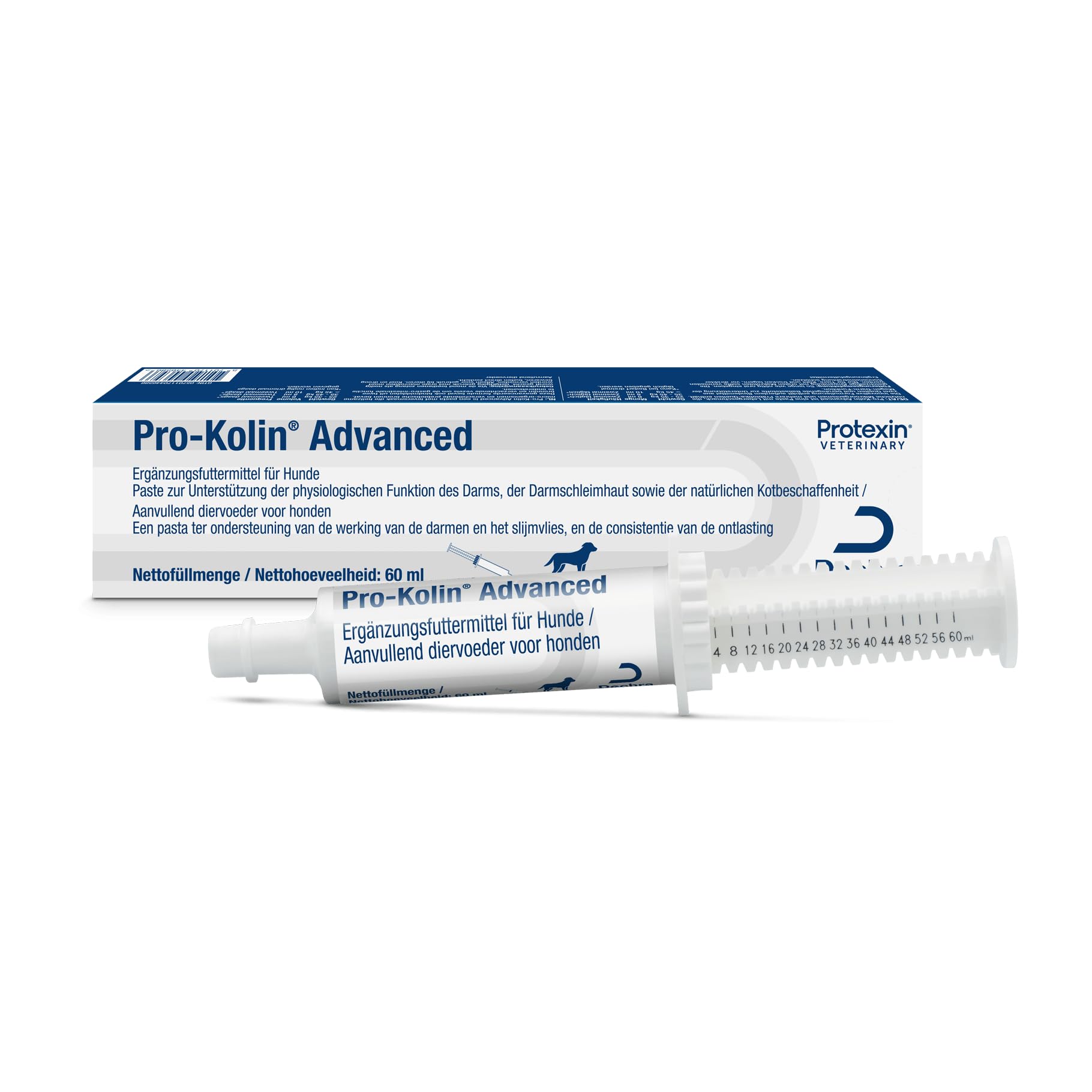 Dechra Pro-Kolin Advanced dla psów | Podwójne opakowanie | 2 x 60 ml | Karma uzupełniająca dla psów | Wysoce skoncentrowane pro- i prebiotyki