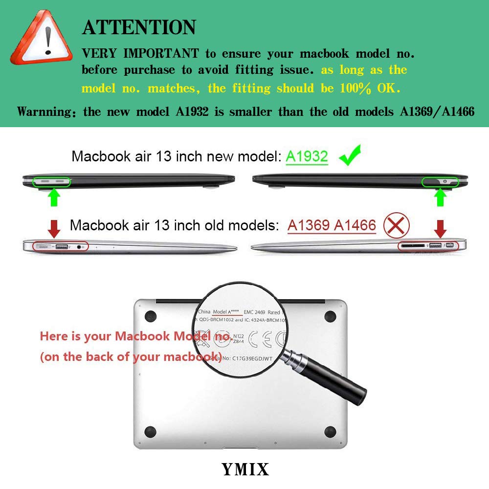 Compatible with MacBook Air 13 inch Case, M1 A2337 A2179 A1932 with Touch ID, Plastic Hard Shell Case Protective Laptop Cover, Moxy Map Three — view 2