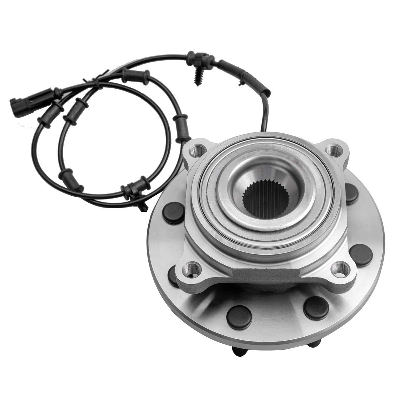 TUCAREST 515148 (For 4WD) Front Wheel Bearing and Hub Assembly Compatible With 2012 2011 2013 Ram 2500, Ram 3500 [4WD 4x4,8 Stud Hub W/ABS]