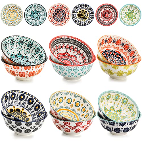 Cedilis 12 Pack Small Ceramic Bowls cover
