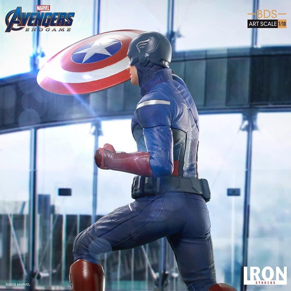 Estátua Capitão América 2012 BDS 1/10 Art Scale Avengers Endgame