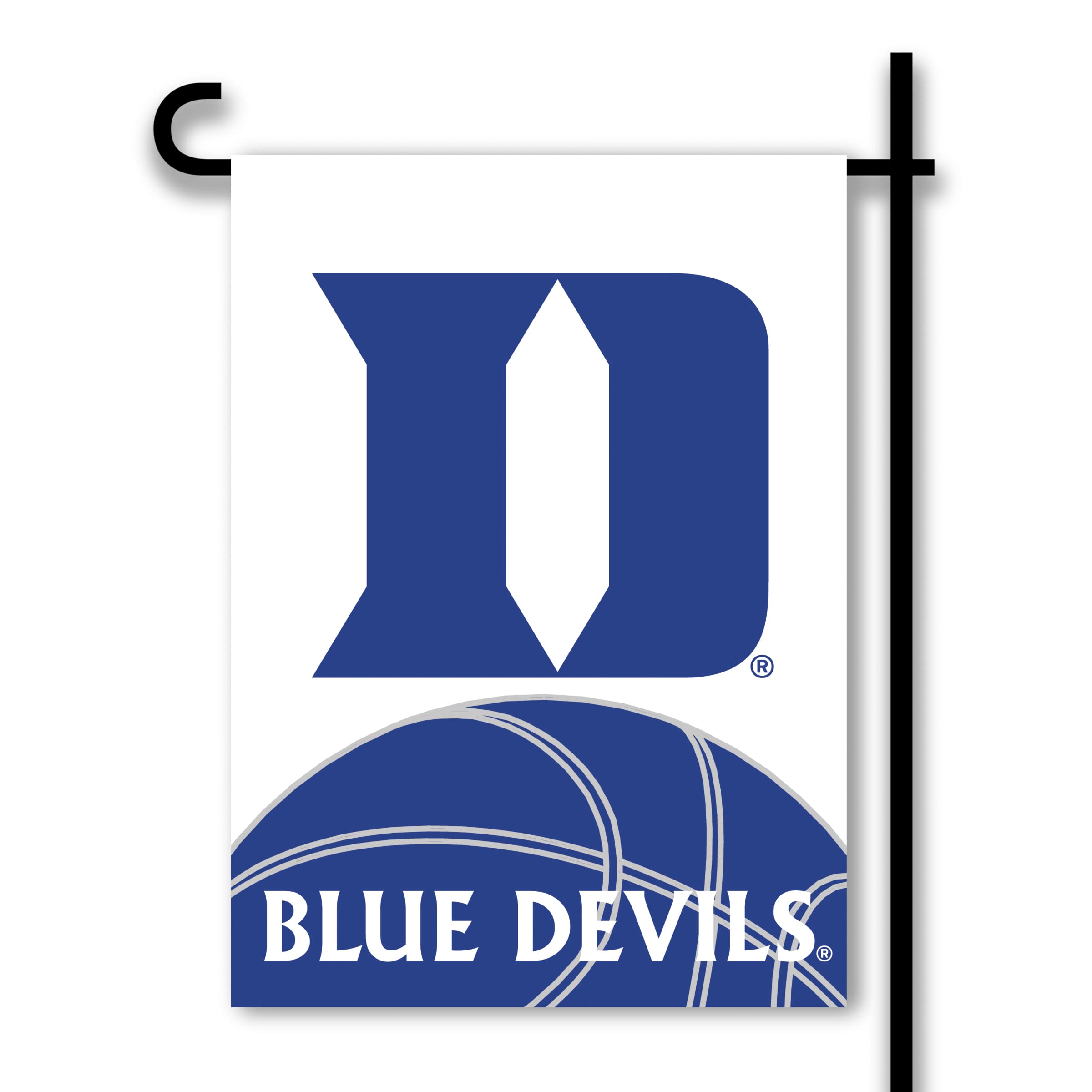 NCAA Duke Blue Devils 2-Sided Garden Flag, Black