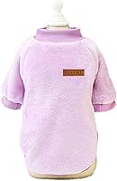Vista 47 de Jecikelon - Ropa para mascotas, suéter suave, cálido y grueso, suéter de invierno para perros (talla S, color gris)