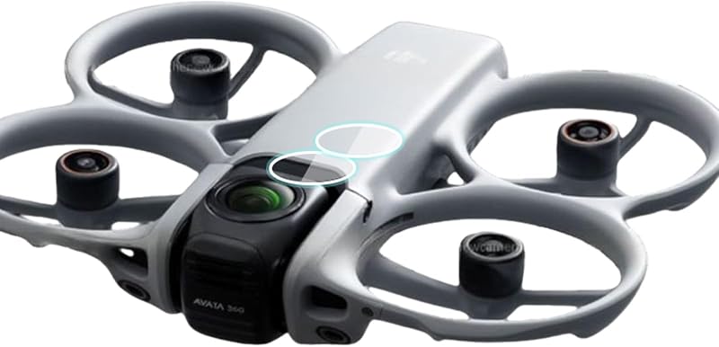 Camera Lens Protector for DJI Avata 360, High-definition Scratch Resistant Nanofilm Film,HD Clear,Bubble Free，Easy Installation，2 Pack.