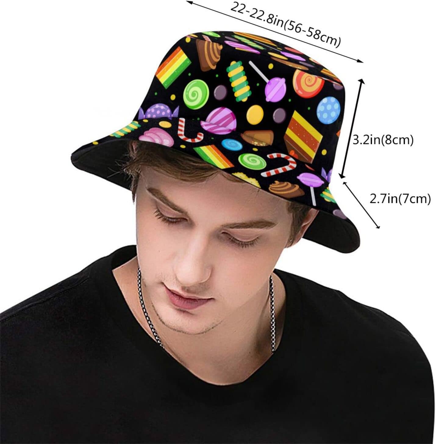 Slice of Pizza Bucket Hat Fisherman Hat Beach Travel Sun Hat Outdoor Cap for Adults Men Women