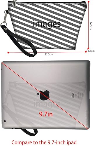 Miniatura 5 de Bolsa de cosméticos de viaje con estampado de cerdo rosa, bolsa de maquillaje, portátil, multifunción, neceser, bolsa de almacenamiento para mujer