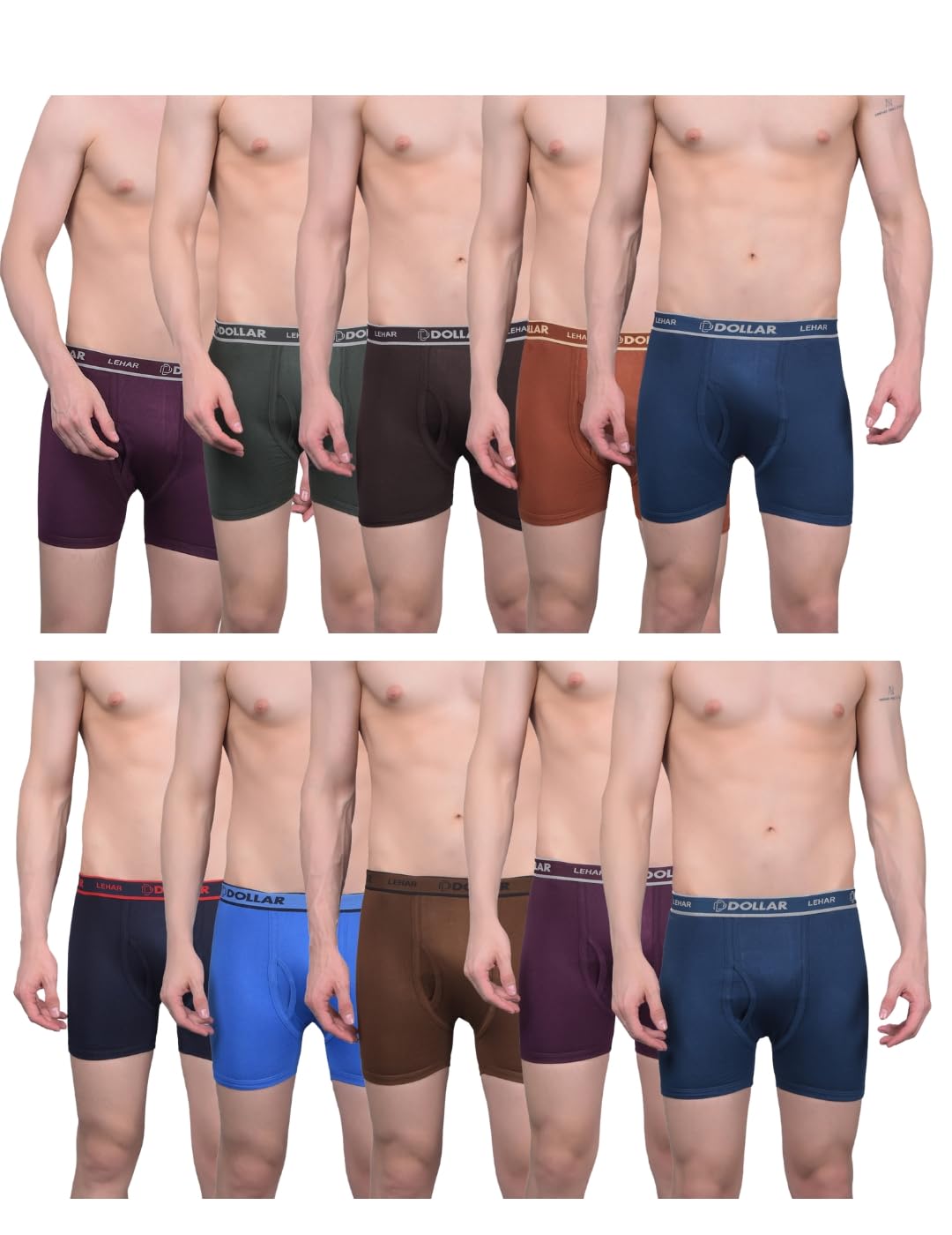 dollar Lehar Mens Combed Cotton Trunk - Actual Colour May Vary-picture-13