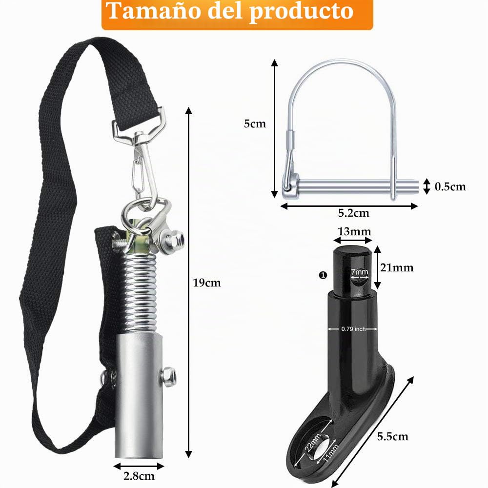 Enganche del Remolque Tira del Remolque Tractor para Bicicletas Acoplador para Remolque de Bicicleta Universal para Carro Bicicleta Niños Cochecitos Carritos para Mascota, Fácil Instalación