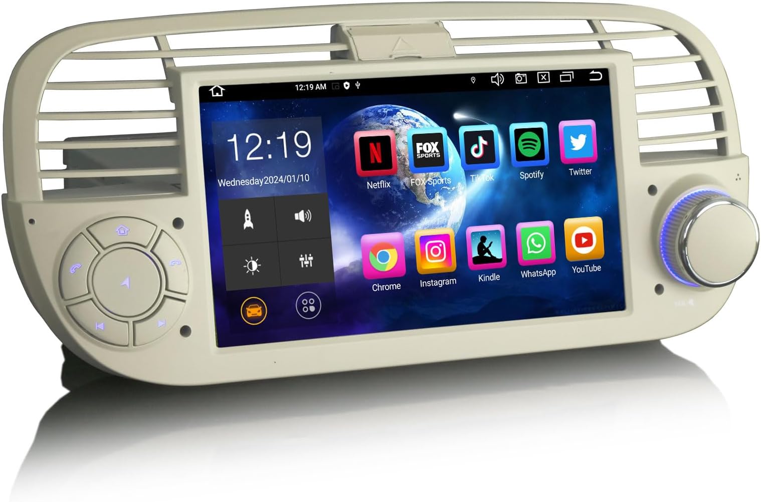Erisin 8-Core 4 64GB Android 14 Car Stereo For Fiat 500X Support - View #3