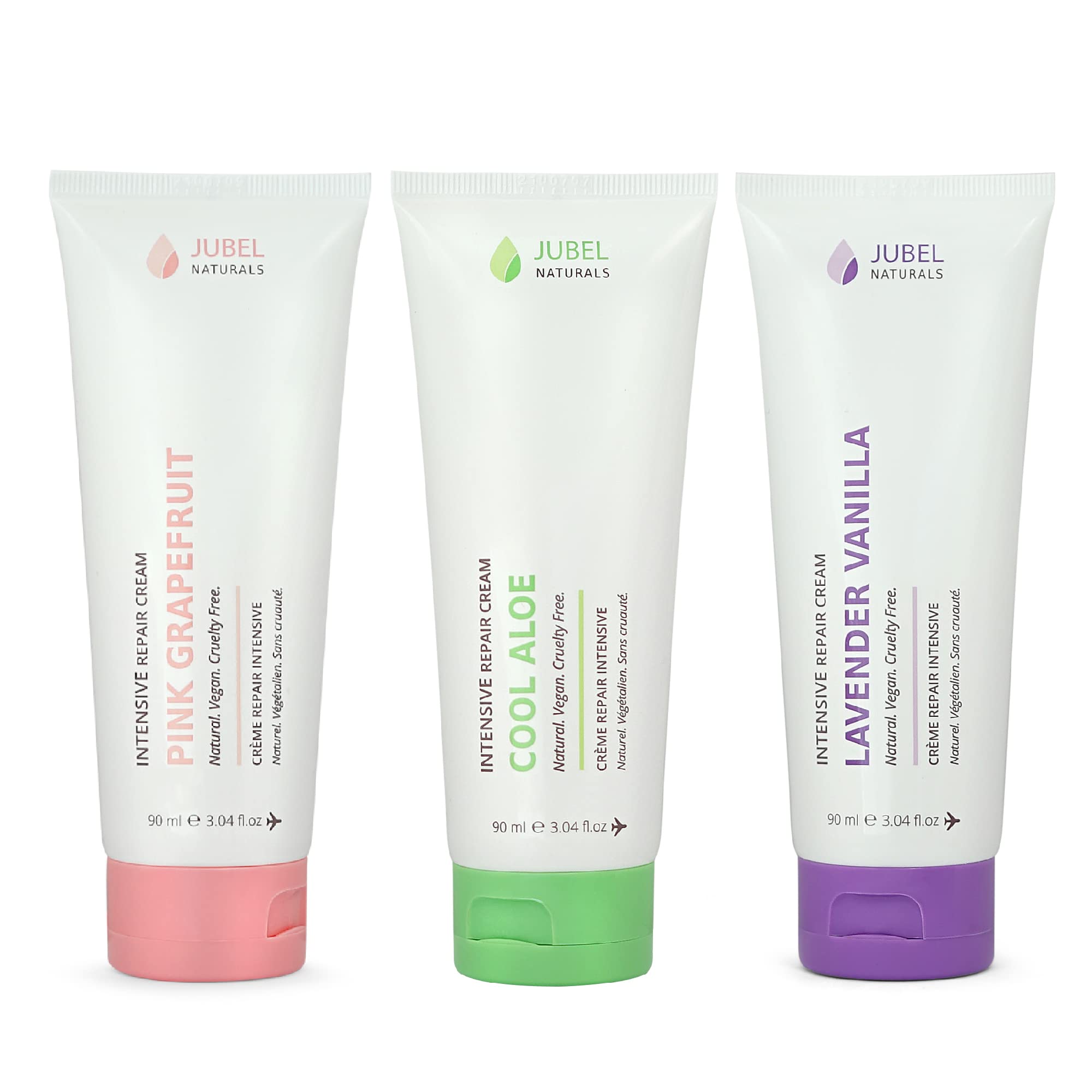 Hand and Body Cream Gift Set of 3 Lavender Vanilla, Pink Grapefruit