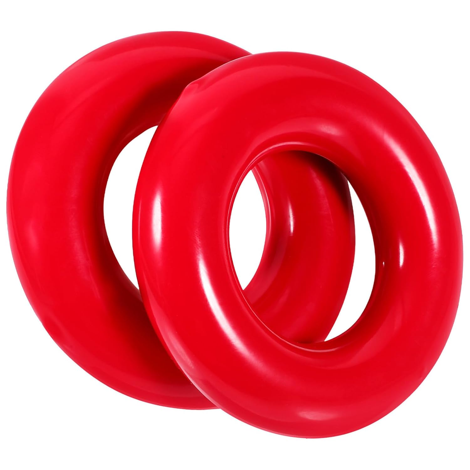Luxshiny 2pcs 48mm Laboratory Flask Weight Rings for Erlenmeyer and Conical Flasks, Experiment Bottle Stabilizer Accessories, Random Color, Suitable for Boiling and Water Bath