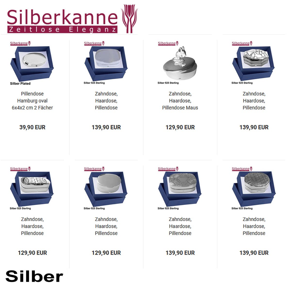 Schmuckdose Ornamentmotiv 6,5x10x5 cm Premium Silber Plated edel versilbert in Top Verarbeitung. Für geliebte Schmuckstücke wie Ringe, Kettchen, Ohrringe und Armbänder