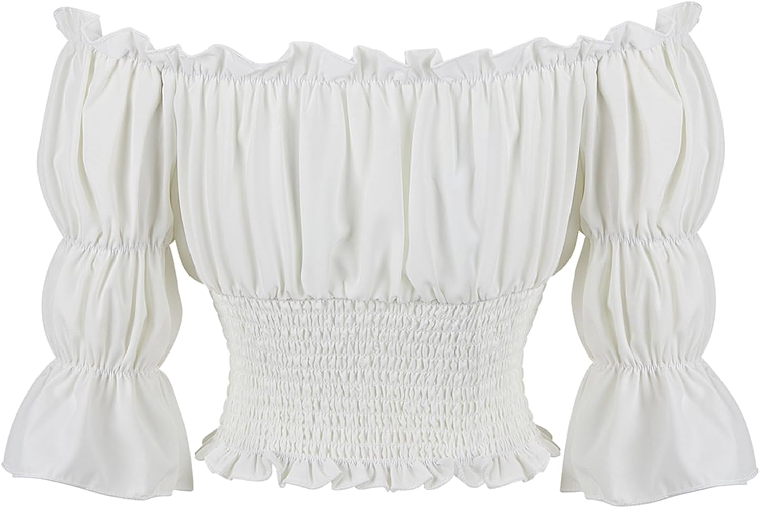 Zhitunemi Peasant Blouses for Women Costumes: Renaissance Costume Women Fairy Top - Masquerade Party for Fashion Enthusiasts - Image 3