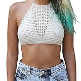 Lady Padded Bra Tops Bustier Cutout Vest Crop Top Bralette Tank Blouse