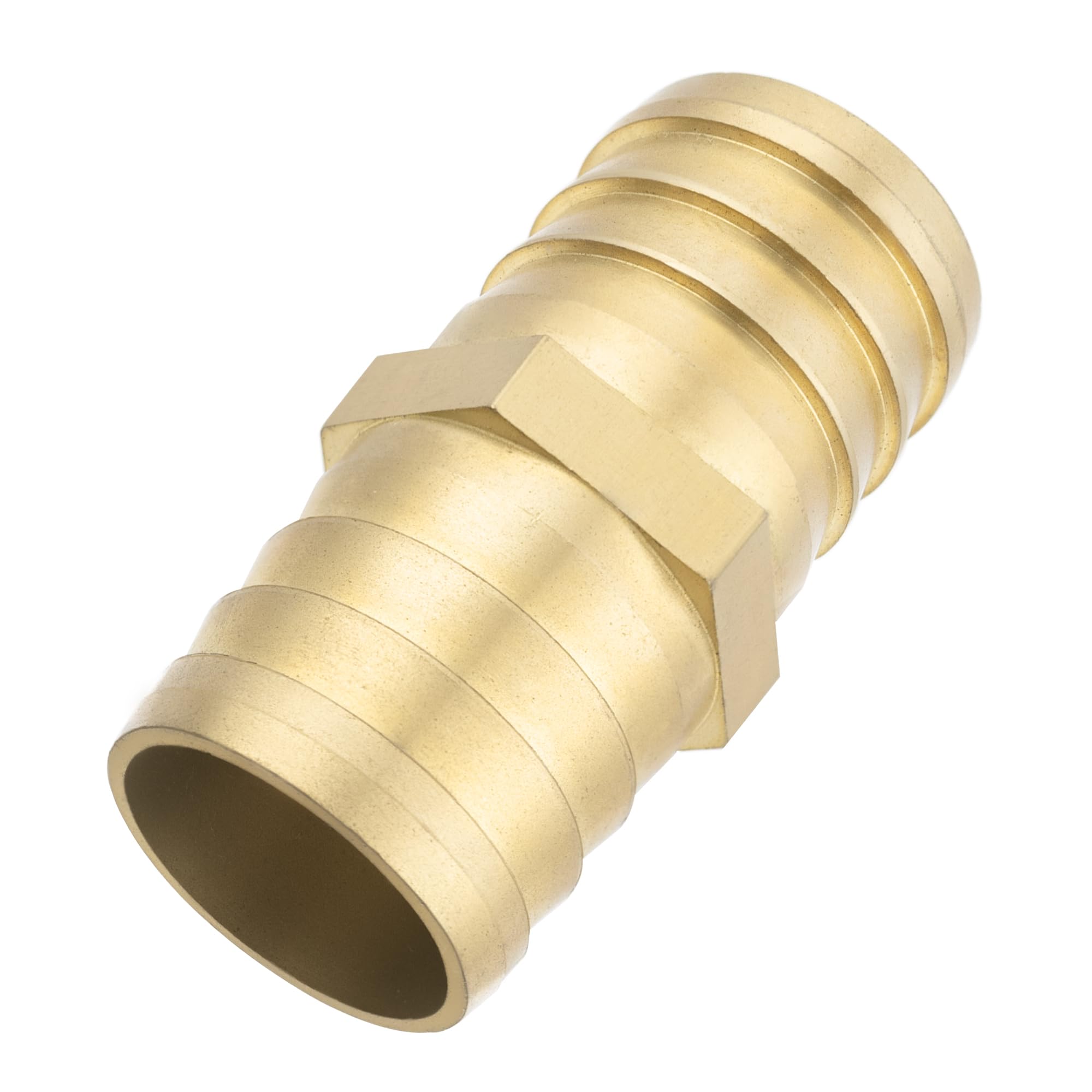 1/4\" Hose ID, Hose Barb Ender/Splicer/Joiner/Union Fitting Brass...