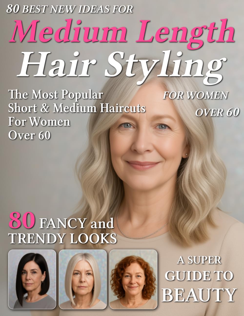 80 Best New Ideas for Medium Length Hair Styling for Women Over 60: Low-Maintenance Looks for Every Face Shape – Haircut Magazine to Find Your New Style for Older Mature Women