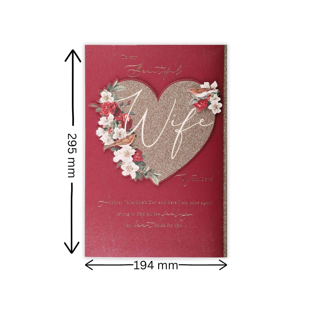 Clintons Valentinstagskarte Mit Puzzleteil – “You Complete Me” – Inkl. Umschlag, 159 X 159 Mm