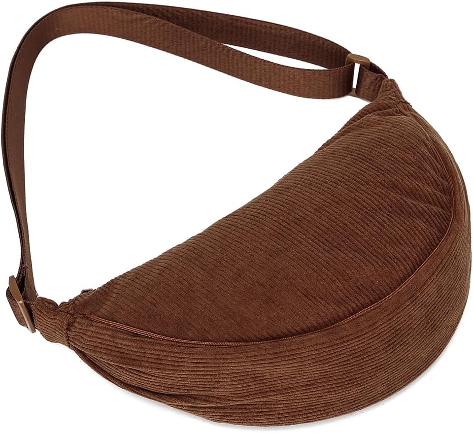 YIKOEE Crescent Bag for Women Men Small Sling Crossbody Bag with Half Moon Shape - Image 6