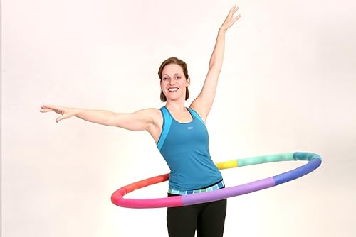 Miniatura 6 de Sports Hoop, Acu Hoop 5L, aro con peso para entrenamiento, con DVD de lección de entrenamiento de 50 minutos idioma español no garantizado. Largo de