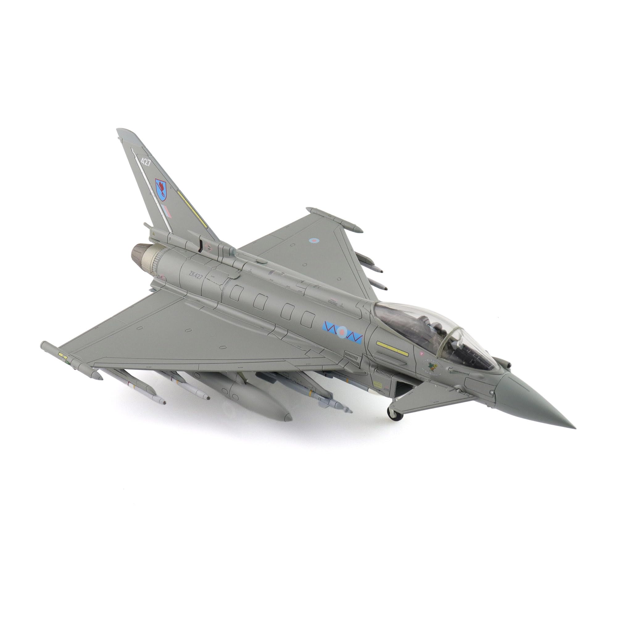Hobby Master | Replica di aerei militari pressofuso in scala 1:72 | Eurofighter Typhoon "The MacRobert Fighter" ZK427, n. 6 Sqn., RAF Lossiemouth, 2023 | Modello HA6625