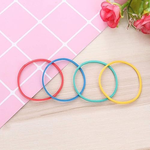 Miniatura 7 de Lind Kitchen 300 bandas de goma multicolor de 1.496 x 0.059 in, bandas elásticas resistentes