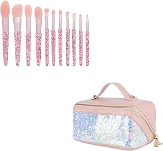 Juego de brochas de maquillaje Bling 11PCS y ...