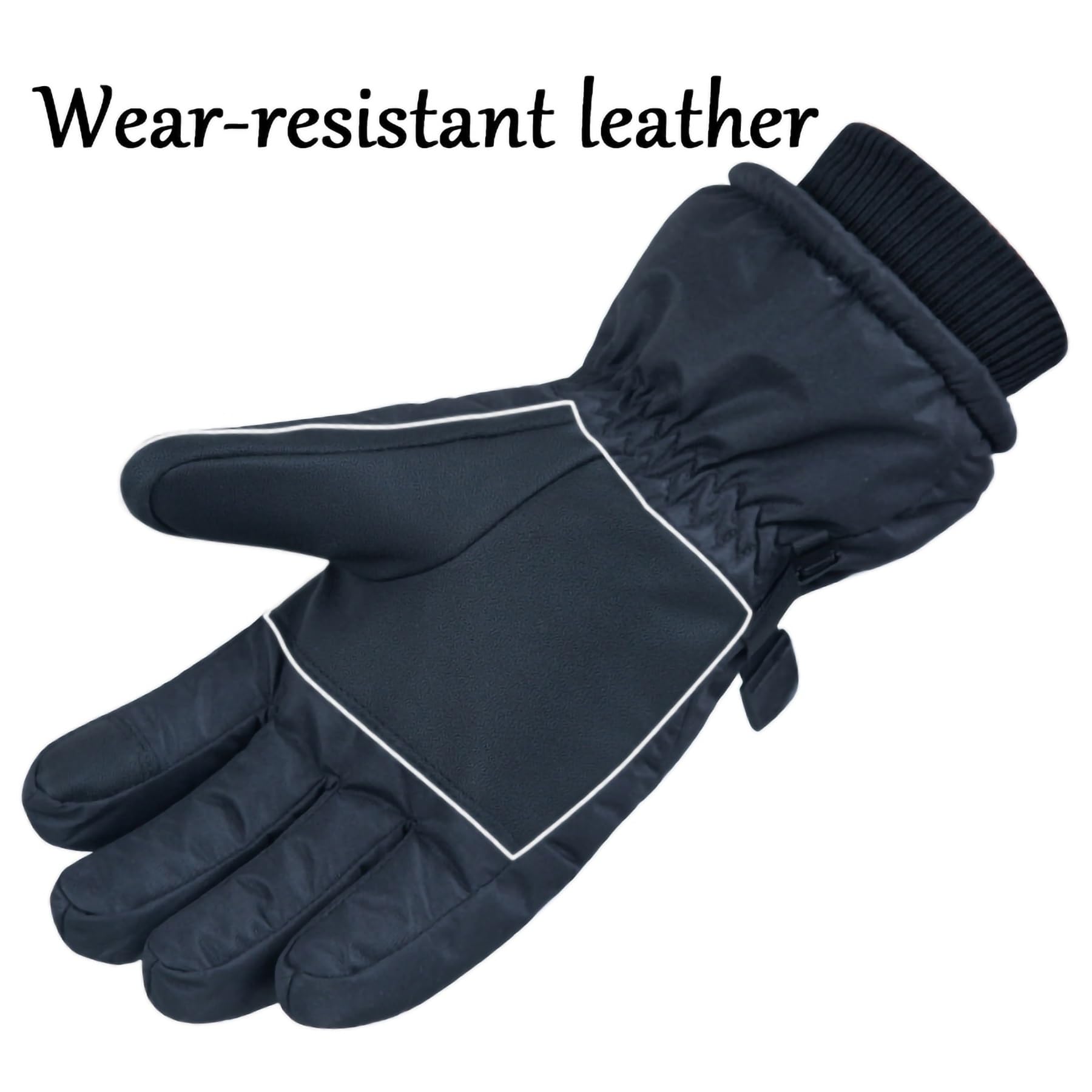 Guanti riscaldati ricaricabili da 7,4 V 3000 mAh for uomo e donna, guanti elettrici impermeabili toccabili con schermo, scaldamani, 3 modalità di temperatura, guanti scaldamani for l'inverno freddo al