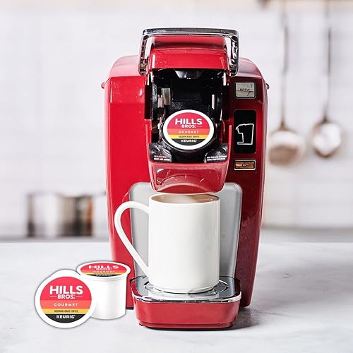 Miniatura 9 de Hills Bros. Cápsulas Keurig K-Cup Gourmet Blend para cafeteras Keurig  Mezcla de arábica premium de tostado medio, Kosher  1 paquete de 12 cápsulas