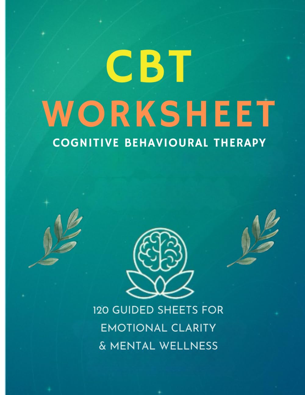 CBT Thought Records: A Daily Journal for Mental Wellness - Cognitive Behavioral Therapy CBT (8x10 Blank Journal, Notebook, Diary): Publishing, CognicHealth