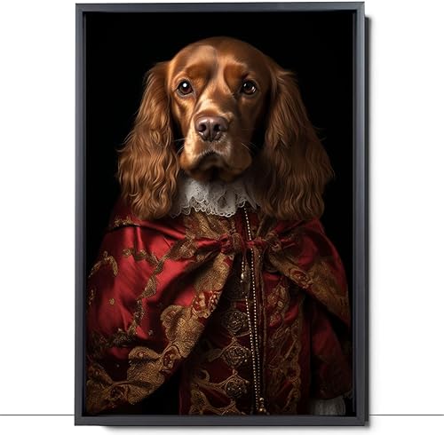 Miniatura 1045 de Thuan Chow Chow Retrato de mascota con disfraz real de perro en un disfraz retrato de perro con vestimenta Retrato medieval de mascota retrato