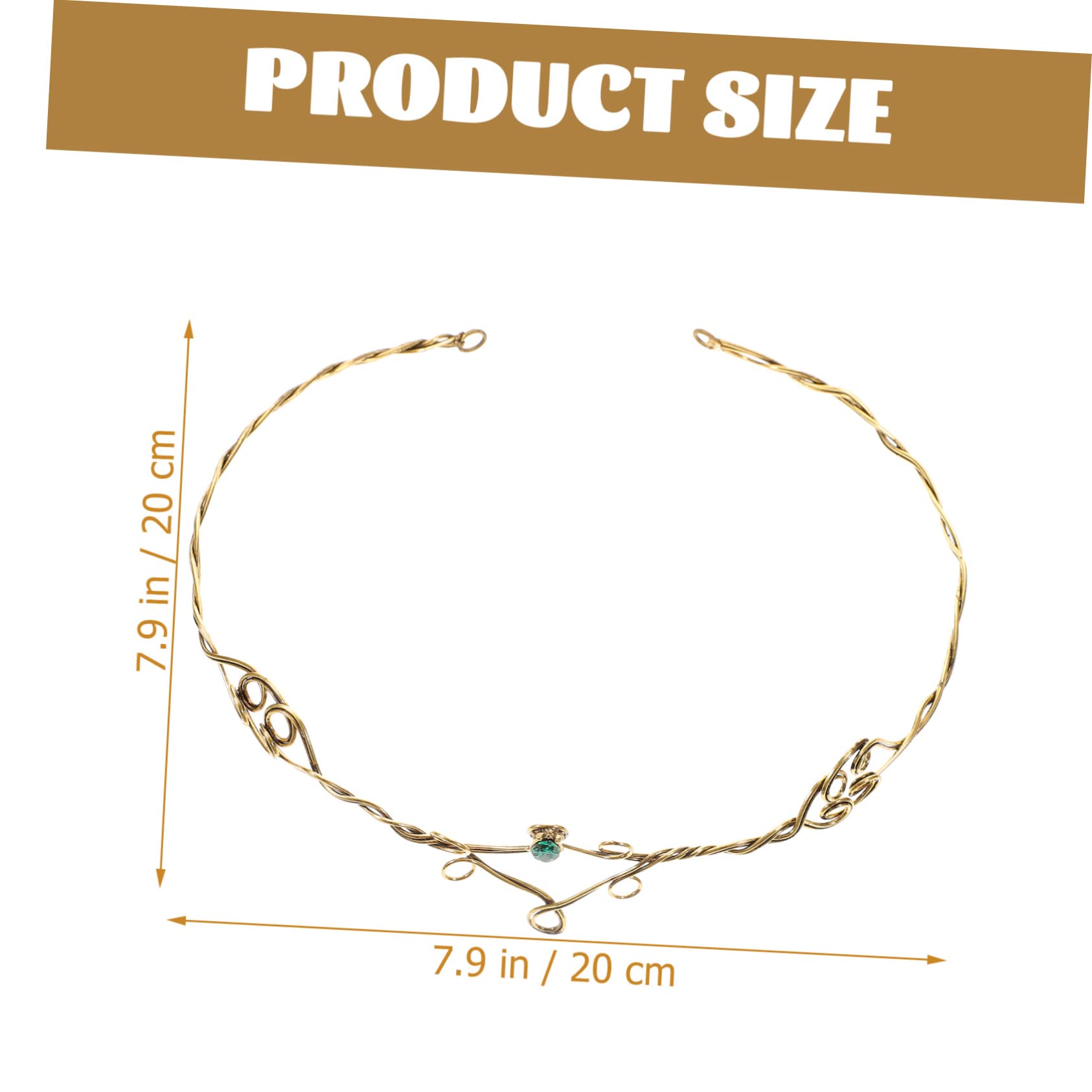 Baluue 5pezzi Cerchietto Vintage Pietre Per e Ragazze Accessorio Per Matrimonio Compleanni e Speciali