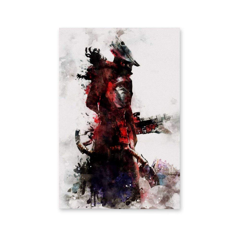Unggoy Unframe-Style1 Bloodborne Canvas Art Poster And Wall Art Picture Print Modern Family Bedroom Decor Posters 20X30inch(50X75cm)