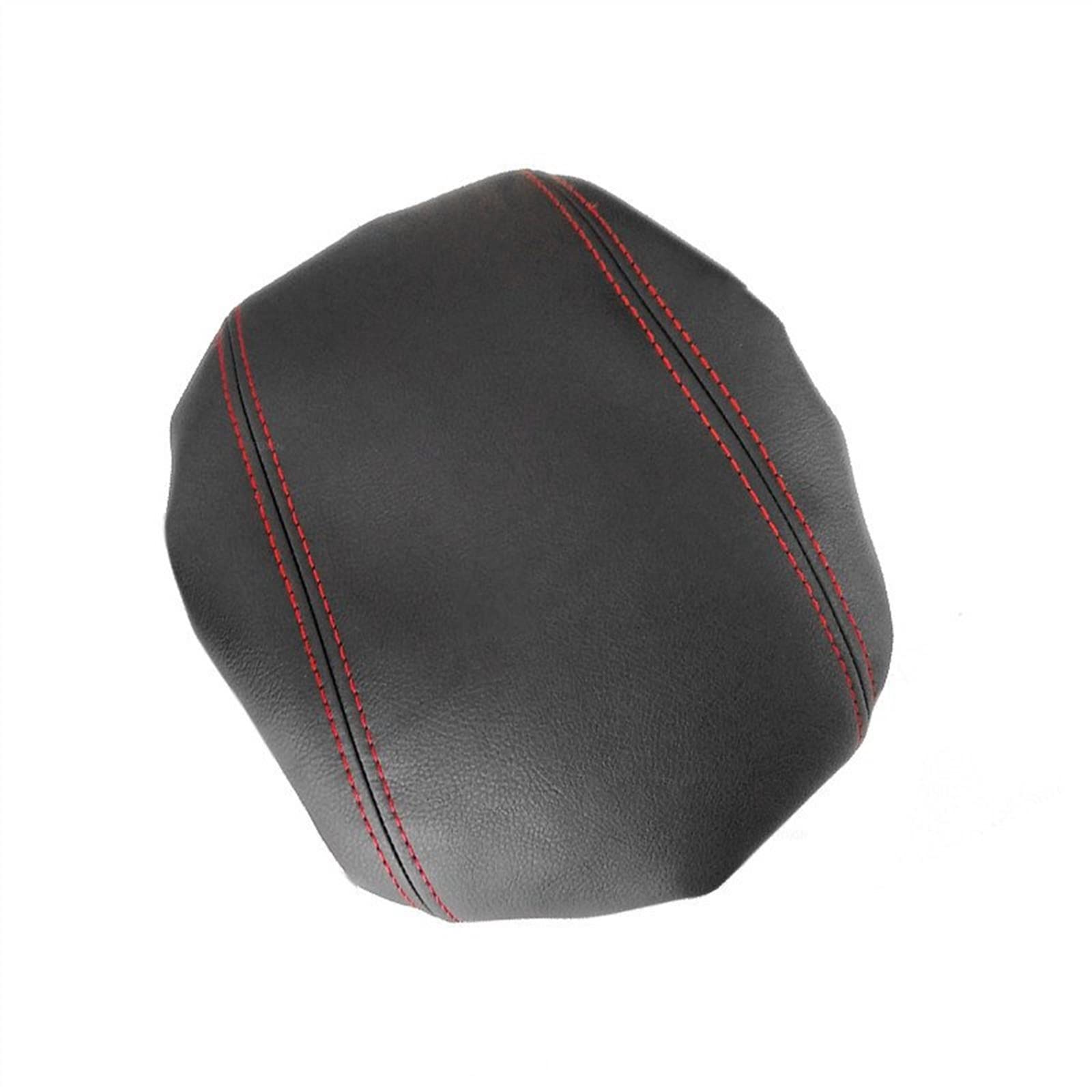 Zapora Black-Red Line Microfiber Leather Car Accessories Interior Center Control Armrest Cover Sticker Trim For Hyundai For Tucson 2015-2018 Suvs(Black-Red Line)
