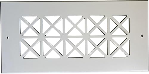 Christopher Scott Design - Cubierta de ventilación blanca, cubierta de ventilación de techo, cubierta de ventilación decorativa, ventilación de aire