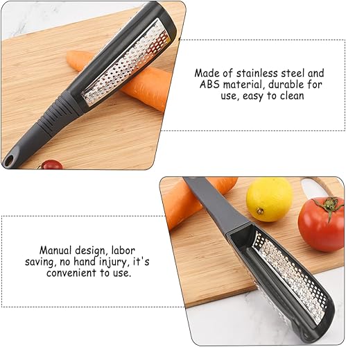 Miniatura 6 de KICHOUSE Fruta Multifuncional Práctico Multi- Quesos Metal Ajo Gris Zanahorias No Multifuncionales Queso Inoxidable Jengibre Pepinos Pepino Zester