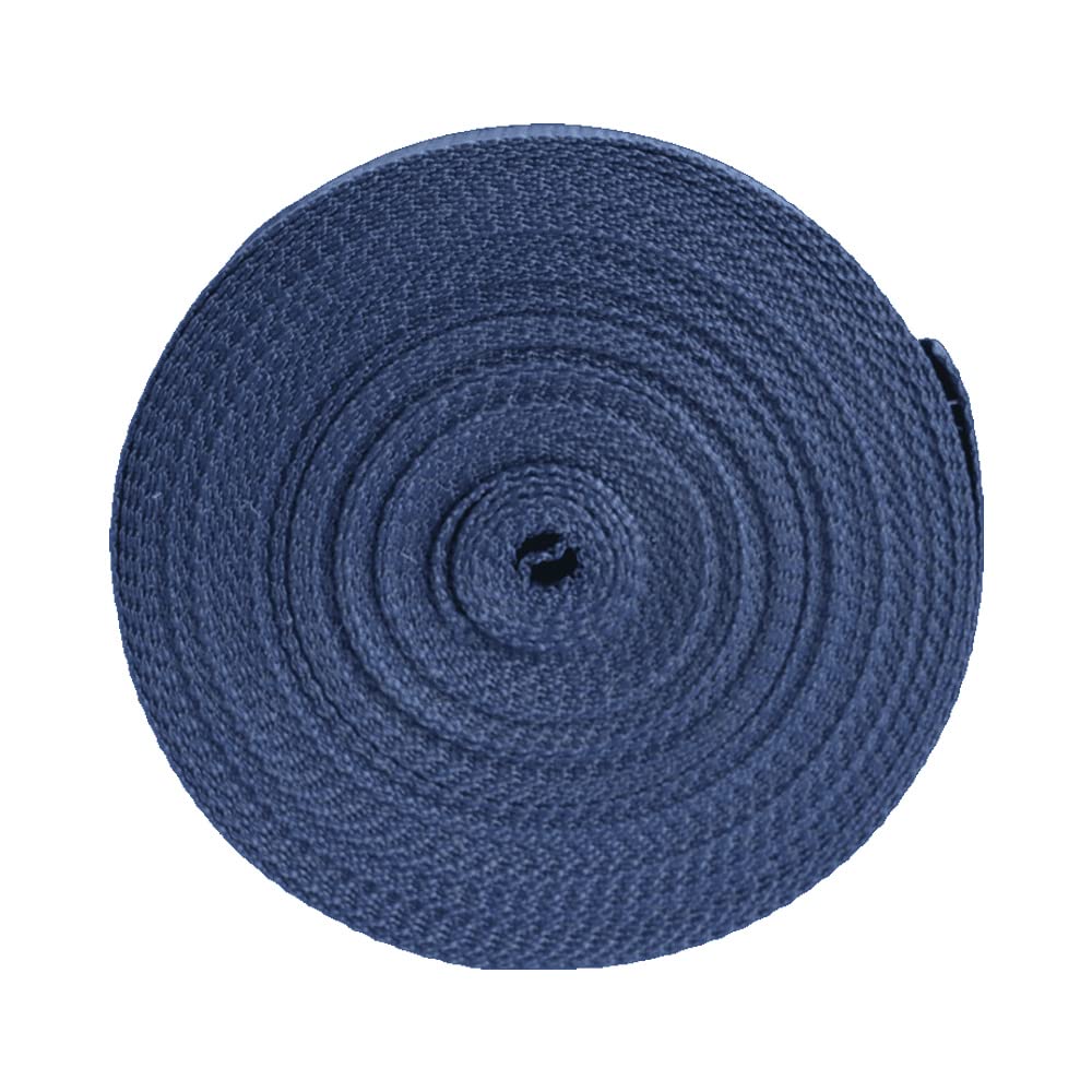 Polypropylene Webbing Straps 20mm 25mm 30mm 38mm 40mm 50mm Tape Backpack Luggage Straps Crafts Outdoor DIY Colours Lengths (38mm/5m, Navy Blue)