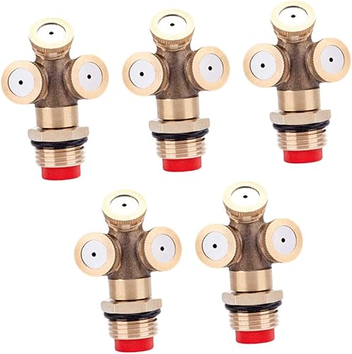 BESTonZON Boquilla de boquilla de pulverización de manguera de agua pulverizadora Boquilla Mister Cabezales de riego Accesorios de rociadores de