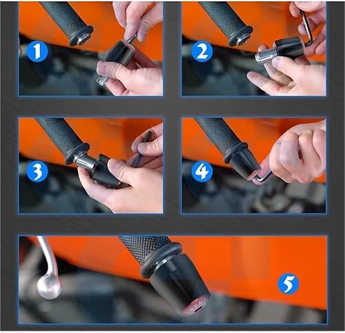 Miniatura 3 de Counterweight for Yamaha X-MAX 250 Xmax 300 Xmax 125 Xmax 250 2017-2019 Xmax 400 Motorcycle CNC 22MM Handlebar Grips Handle Bar Cap End Plugs